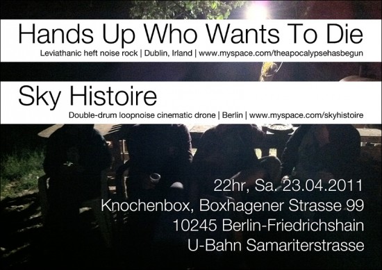 110423 knochenbox e1303451912245 Hands Up Who Wants To Die at Knochenbox