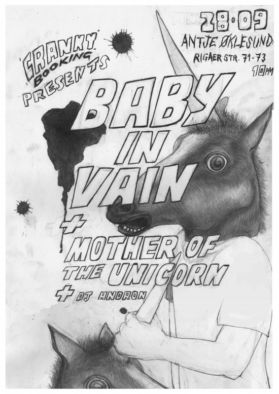 cranky7.2 e1347909831646 Baby In Vain + Mother Of The Unicorn at Antje Oklesund